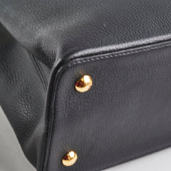 Louis Vuitton Capucines MM Black Bag