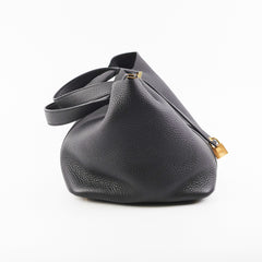 Hermes Picotin 22 Clemence Black B Stamp (2023)