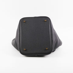 Hermes Picotin 22 Clemence Black B Stamp (2023)