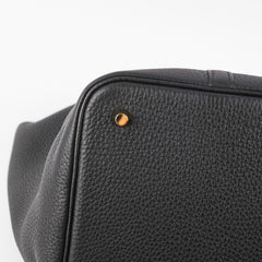Hermes Picotin 22 Clemence Black B Stamp (2023)