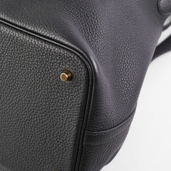 Hermes Picotin 22 Clemence Black B Stamp (2023)
