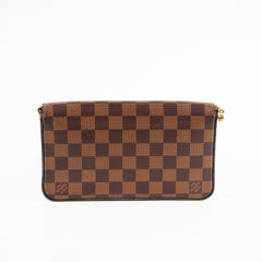 Louis Vuitton Pochette Felicie Damier Ebene Crossbody Bag