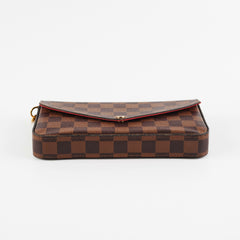 Louis Vuitton Pochette Felicie Damier Ebene Crossbody Bag