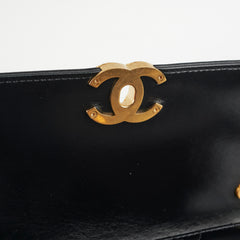 Chanel Calfskin Quilted Mini Coco Ring Flap Black Microchipped 2021
