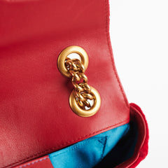 Gucci Mini Marmont Velvet Red