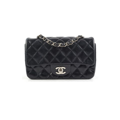 Chanel Mini Rectangular Lambskin Black