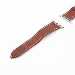 Hermes Fauve Barenia Apple Watch Strap 40mm (Y stamp)