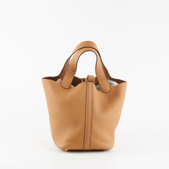Hermes Picotin 18 Clemence Biscuit - U Stamp