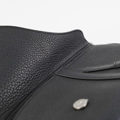 Christian Dior Soft Saddle Mini Black Grained Calfskin Bag