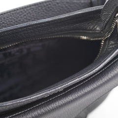 Christian Dior Soft Saddle Mini Black Grained Calfskin Bag