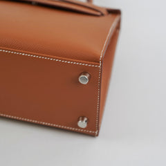 Hermes Kelly 25 Epsom Gold - B Stamp (2023)