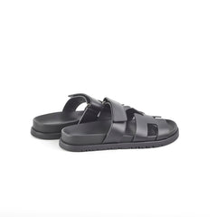 Hermes Chypre Sandals Size 36 Noir