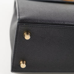 Hermes Kelly 25 Epsom Noir Stamp X