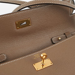 Hermes Kelly To Go Etoupe Z Stamp