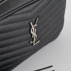 Saint Laurent Mini Lou Camera Black Crossbody Bag
