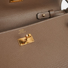 Hermes Kelly To Go Etoupe Z Stamp