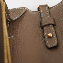 Hermes Kelly To Go Etoupe Z Stamp