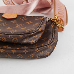 Louis Vuitton Multi Pochette Accessories Monogram Pink