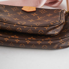 Louis Vuitton Multi Pochette Accessories Monogram Pink