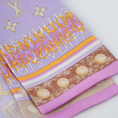 Louis Vuitton Bandeau Twilly Silk Purple