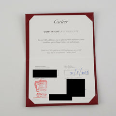 Cartier Small Model Love Bracelet Size 19