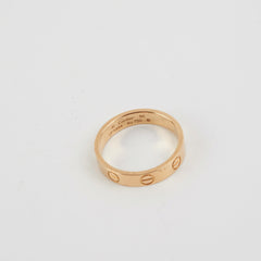 Cartier Wedding Ring Band Love Ring Gold Size 50