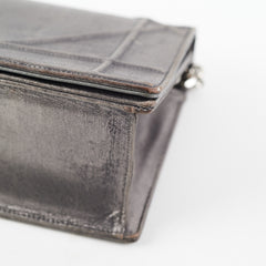 Dior Medium Diorama Metallic Grey