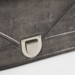 Dior Medium Diorama Metallic Grey