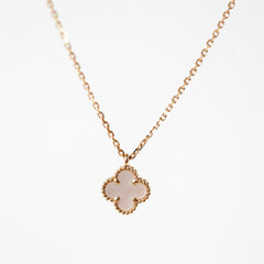 Van Cleef and Arpels Sweet Alhambra Mother of Pearl MOP Necklace