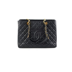 Chanel Grand Shopping Tote GST Caviar Black Tote