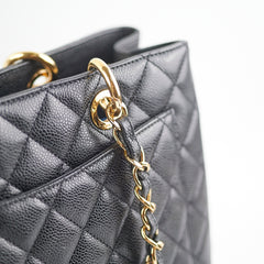 Chanel Grand Shopping Tote GST Caviar Black Tote