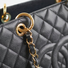 Chanel Grand Shopping Tote GST Caviar Black Tote