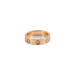 Cartier Love Wedding Band 1 Daimond Size 48