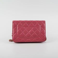 Chanel Wallet On Chain WOC Pink