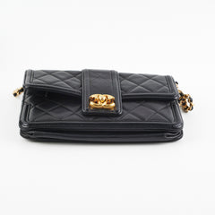 Chanel Elegant Woc Lambskin Black