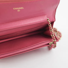 Chanel Wallet On Chain WOC Pink