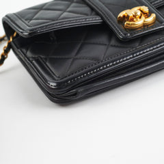 Chanel Elegant Woc Lambskin Black