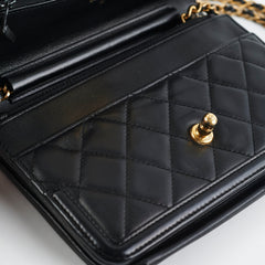Chanel Elegant Woc Lambskin Black