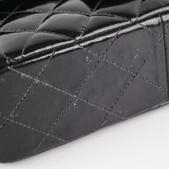 Chanel Vintage Patent Black Flap Bag