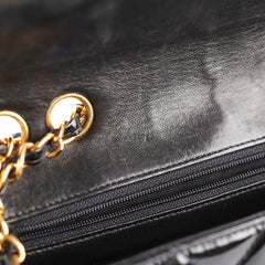 Chanel Vintage Patent Black Flap Bag