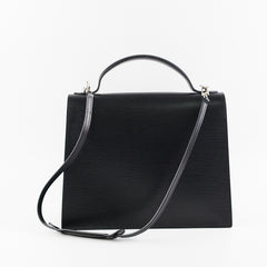 Louis Vuitton Epi Shoulder Bag Black