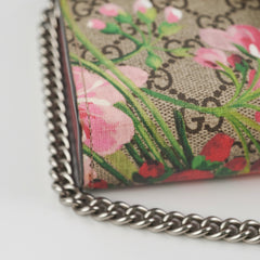 Gucci Blooms Dionysus Chain Wallet WOC Crossbody Bag