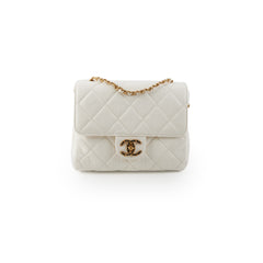 Chanel Seasonal Flap Lambskin White