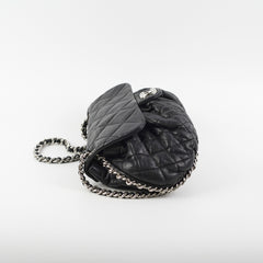 Chanel Black Matelasse Chain Shoulder Bag