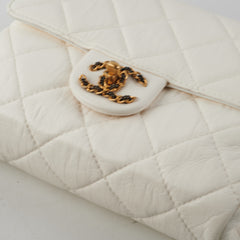 Chanel Seasonal Flap Lambskin White