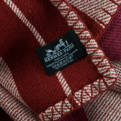 Hermes H Bayadere Poncho Blanket