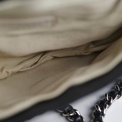 Chanel Black Matelasse Chain Shoulder Bag