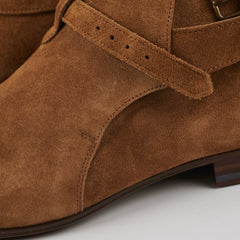 Saint Laurent Mens Size 42 Brown Suede Boots