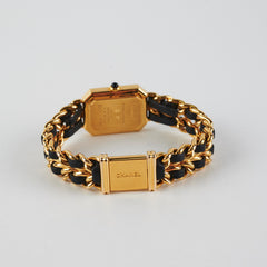 Chanel Premier Large Black/ Gold Watch