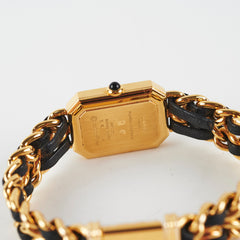 Chanel Premier Large Black/ Gold Watch